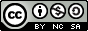Creative Commons icon: Attribution, non-commercial, share-alike